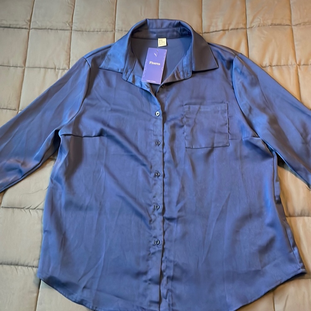 Floerns Satin Blouse